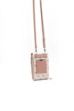 Silver  Polo Pembe - Somon NV889 Kadın Askılı Cüzdan