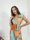SUPPLİERBY 6592 ELBİSE-TURUNCU