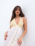 SUPPLİERBY 6856 ELBİSE-EKRU