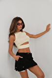 SUPPLİERBY Pencere Detay Triko Bluz