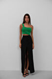 SUPPLİERBY Tek Omuz Crop Bluz