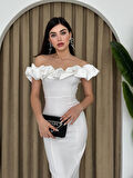 SUPPLİERBY Popi Madonna Yaka Kalem Elbise