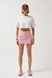 SUPPLİERBY Oversize Crop T-Shirt