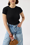 SUPPLİERBY Likralı Basic T-Shirt