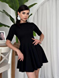 SUPPLİERBY Crem Pliseli Elbise