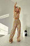 SUPPLİERBY Pudra Pullu Yelek Ve Pantolon Takım