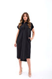 SUPPLİERBY 7464 ELBİSE-SİYAH
