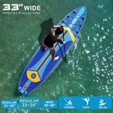 Plans Mavi Stand up Paddle Board 335x84x15 cm ölçülerinde Şişme Sörf Tahtası Full Set