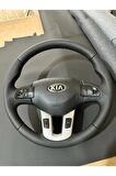 KİA SPORTAGE 2010-2012  Uyumlu  DİKMELİ DİREKSİYON KILIFI