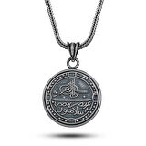 Supertrend Gümüş Arapça Selamün Aleyküm Yazılı Cevşen Kolye