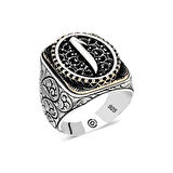 Supertrend Gümüş Elif Oval Erkek Yüzük