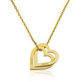 Supertrend Gümüş Gold Kişiye Özel Kalpler Kolye