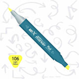 Supertrend Supertrend Sketch Marker Duo Çift Uçlu Marker Kalem 106 Light Yellow