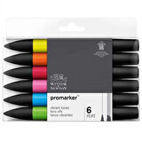 Supertrend ProMarker Kalem Seti 6 Renk GÜÇLÜ TONLAR