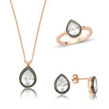 Supertrend Gümüş Elmas Model Damla Kadın Set