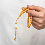 Supertrend Yuvarlak Sıkma Kehribar Tesbih