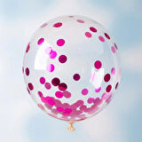 Pembe Balon Süsleme Pulu