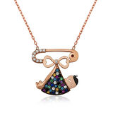 Supertrend Gümüş Yeni Doğmuş Bebek Kolye