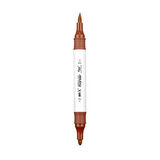 Supertrend Supertrend Acrylic Duo Marker Çift Uçlu Su Bazlı Boyama Markörü No:204 Çikolata