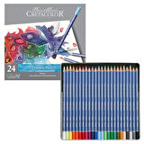 Supertrend Marino Sulandırılabilir Aquarell Boya Kalemi Seti 24 Renk Metal Kutu