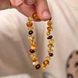 Supertrend Bebek Damla Kehribar Bileklik