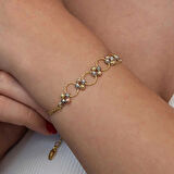 Supertrend Gümüş Renkli Halka Dorika Kadın Bileklik