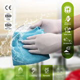 Supertrend Beyaz Lateks Eldiven Pudralı S 100 Adet x 10 Paket