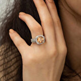 Supertrend Gümüş Sarı Yuvarlak Kadın Yüzük