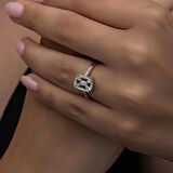 Supertrend Gümüş Baget Taşlı Kadın Yüzük