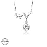 Supertrend ' Taşlı Gümüş Ritim Kadın Kolye