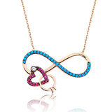 Supertrend Gümüş Sonsuz Aşk Kadın Kolye