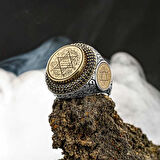 Supertrend Gümüş Süleyman Mührü Erkek Yüzük