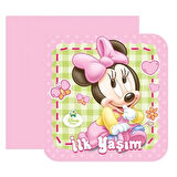 Baby Minnie Mouse Davetiye