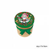 NoelBox Silindir Hediye Kutusu Seti 3lü