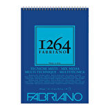 Supertrend 1264 Mix Media Üstten Spiralli Çok Amaçlı Eskiz Çizim Defteri 300 gr. A4 30 yaprak