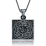 Supertrend Gümüş Allah Yazılı Kolye