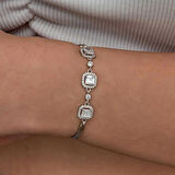 Supertrend Gümüş Üçlü Kare Kadın Bileklik