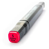 Supertrend Çift Uçlu Çizim Marker Kalemi 5 Cherry Supertrendk