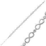 Supertrend Gümüş Sonsuzluk Kadın Bileklik