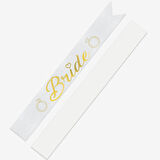 Bride Baskılı Varaklı Lüks Kuşak - Altın-