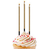 Altın Siyah Doğum Günü Mumu