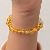 Supertrend Bebek Damla Kehribar Bileklik