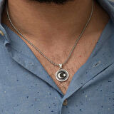 Supertrend Gümüş Ay Yıldız Kolye