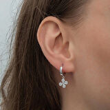 Supertrend ​gümüş Sallantılı Yonca Kadın Küpe