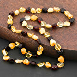 Supertrend Yetişkin Damla Kehribar Kolye