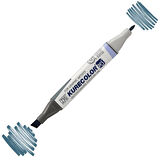 Supertrend Kurecolor Twin S Grafik Çizim Marker Kalemi 827 Blue Gray 4