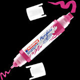 Supertrend 5400 Akrilik Boyama Markörü 3D Double Liner TELEMAGENTA