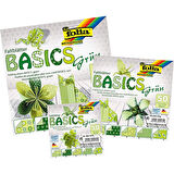 Supertrend Origami Kağıdı 15x15 cm. 5 Desen 50 Yaprak Basic Yeşil