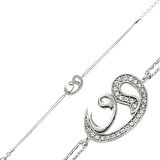 Supertrend Gümüş İki Vav Kadın Bileklik