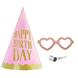 Makaron Renkler Happy Birthday Kotyon Set